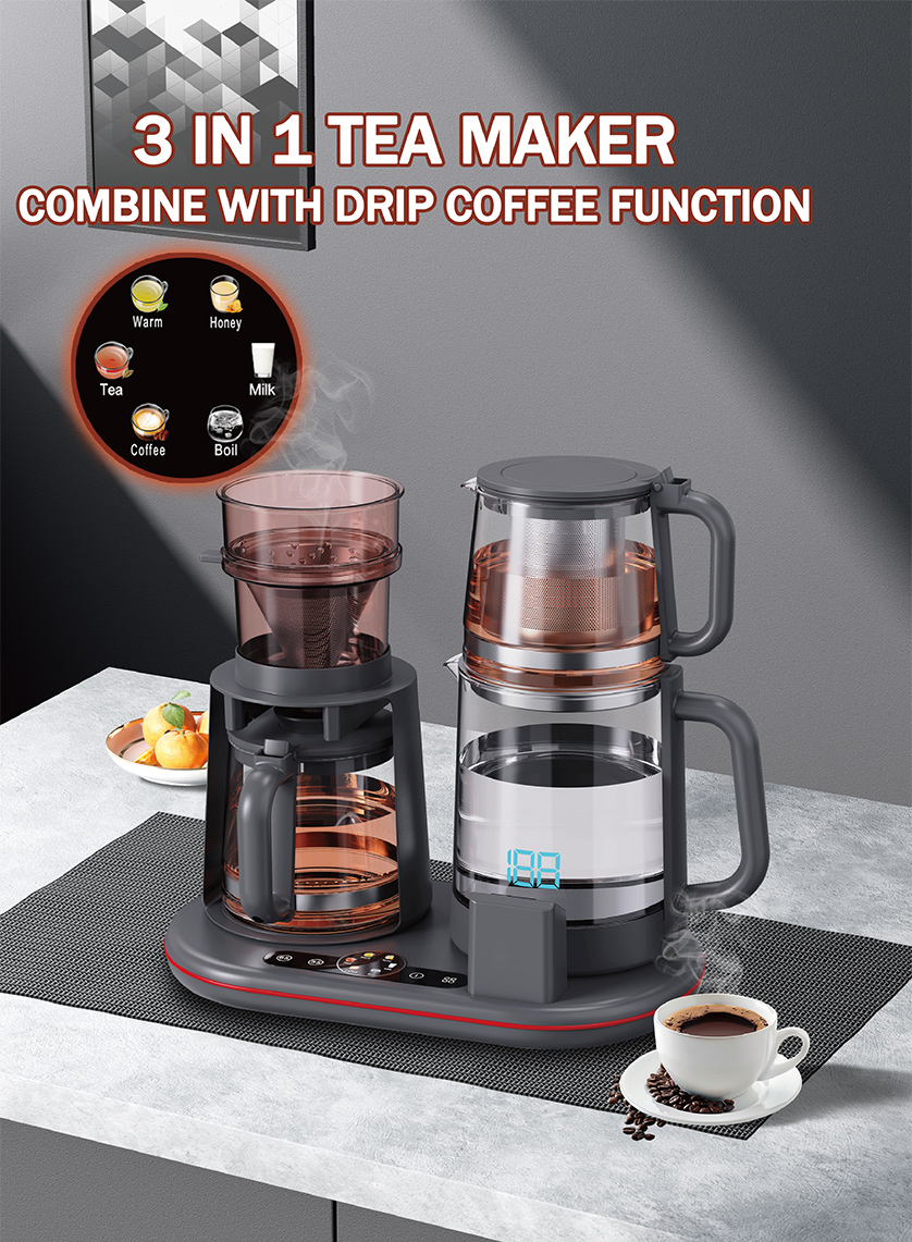 1.7L + 1.1L Electric Kettle