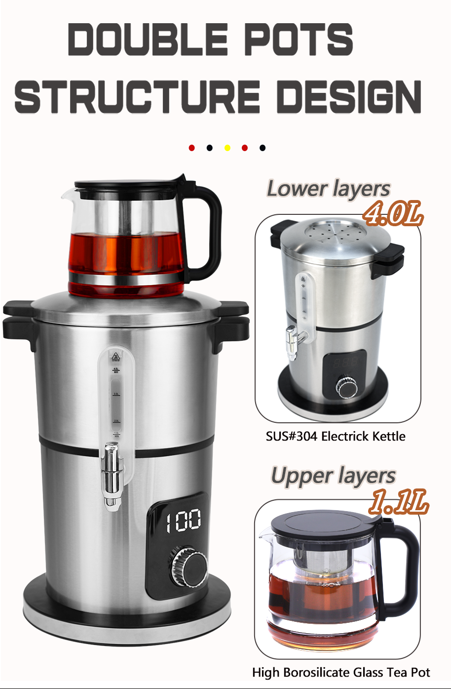Electric Turkish tea factorem fabrica