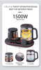 Novum tactus imperium occidere tea factorem cum color ostentationem domum dolor TEAPOT speculum Electric Kettle et Samovar Ketle Set