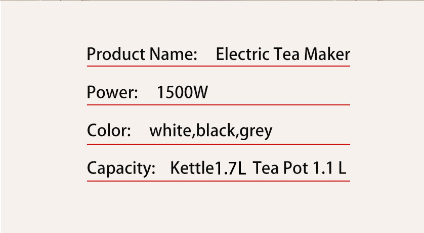 Electric tea factorem