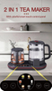 Novum tactus imperium occidere tea factorem cum color ostentationem domum dolor TEAPOT speculum Electric Kettle et Samovar Ketle Set