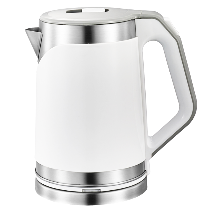 YUEKON Kitchen Appliances Double Wall Stainless Steel 2l Electric Tea Pot Electric Kettle With 360 Degree Base 