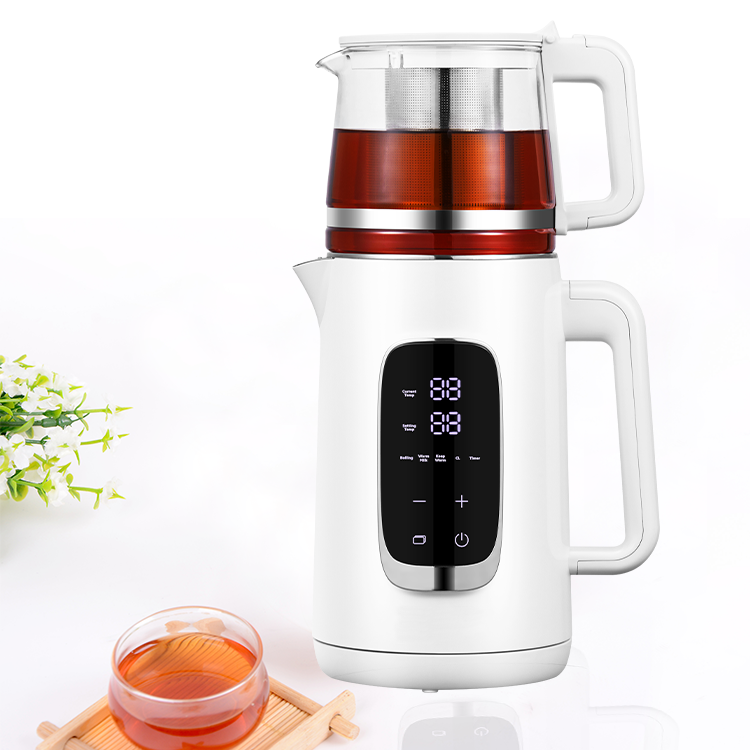 Novus adventus Turcorum Electric Kettle Samavar Tea factorem vitreum Teapot Diver Filter