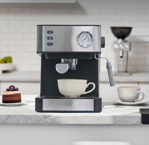 Espresso Drip Electric Coffee Maker Machine 20Bar Cappuccino Coffee Machina Cum 1.6l Detractable Transparent Water T 