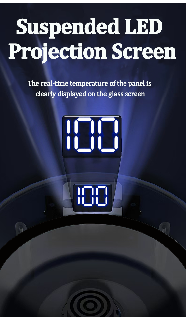 YUEKON Smart Appliances Tea factorem Samovar Novum 1.8l+0.9l duplex Stratum Cold Tactus Smart High Borosilicate Vitri Tea Creatoris
