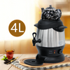 1500w 1L Ceramic Pot + 4LStainless Steel Turkish Pot Electric Tea Kettle Russian Samovar Tea Creator Cum Temperature Control Knob