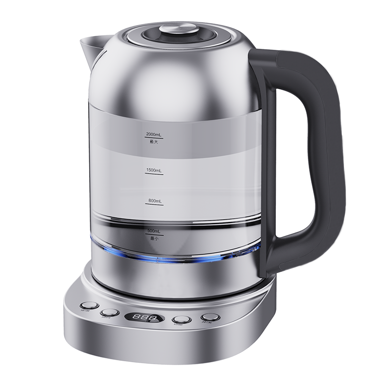 Princeps Power Fast fervens 1850w Digital Tea factorem Electric Glass Kettle 2.0l Cum Temperature Control