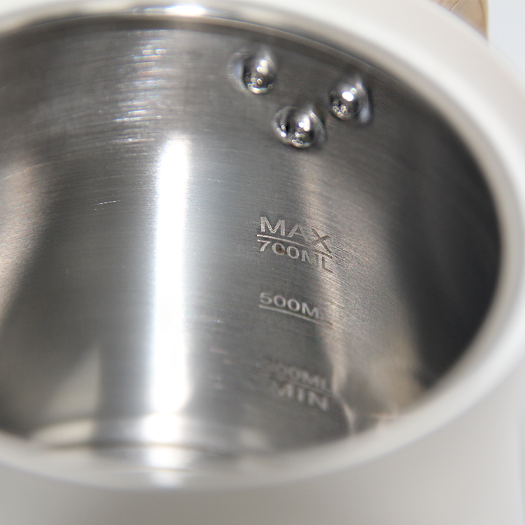 0.7L Variabilis Temperature Control Electric Coffee Kettle White Brew Coffee Tea Pot Effunde Plus Aliquam Coffee Kettle