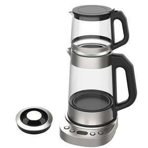 YUEKON aqua Boiler 1.7L Tea factorem Electric Russian Samovar Turkish Duplex Tea factorem Stainless chalybe Cum 1.0L Tea ollam