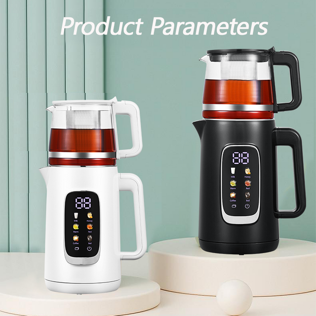 Calidum vendere appliances geminus iacuit 1.5l + 1.1L Aliquam Steel Electric aqua olestate Arabic samovar tea factorem Set speculum teapot Ketle