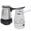 Novum Design Turkish Coffee Pot 500ml Heating Plate Coffee Pot Heater Transparent Kettle For Home 