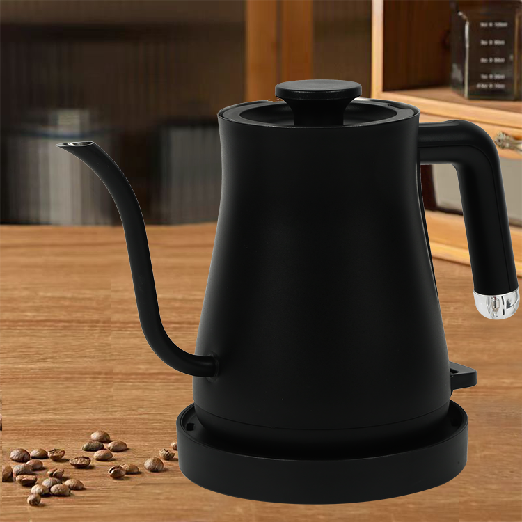 600ml 1200w Steel Coffee Tea Pot Effunde Coffee Kettle Gooseneck Electric Kettle
