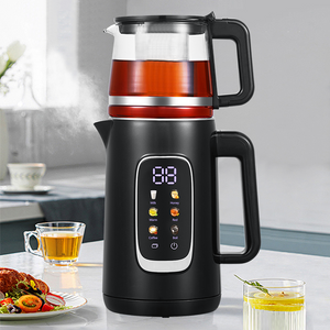 Modern Nigrum Arabica Electrical Kettles Digital 2.6L Turkish Samovar Kettle Electric tea factorem Set cum calidum temperatus imperium 