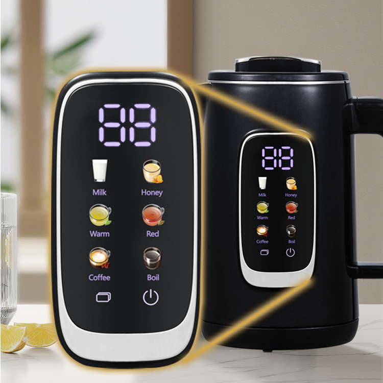 Modern Nigrum Arabica Electrical Kettles Digital 2.6L Turkish Samovar Kettle Electric tea factorem Set cum calidum temperatus imperium 
