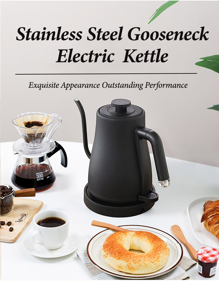 Steel Gooseneck Electric Kettle