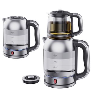 Medius East Electric Arabic Tea Machina Samovar Turkish Tea Factor Cum Removable Lid Electric Glass Kettles