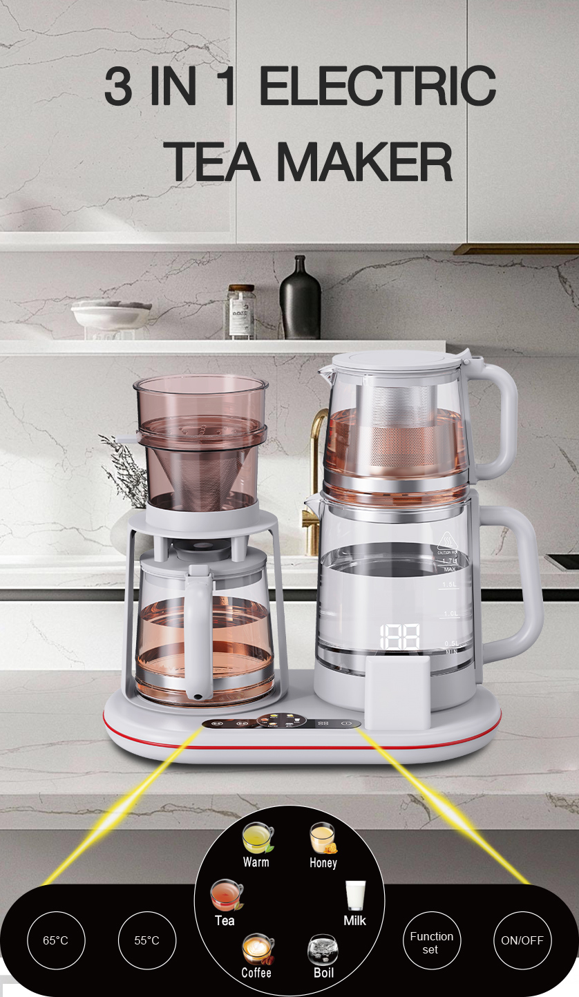 Duplex iacuit Kettle Tetera Set