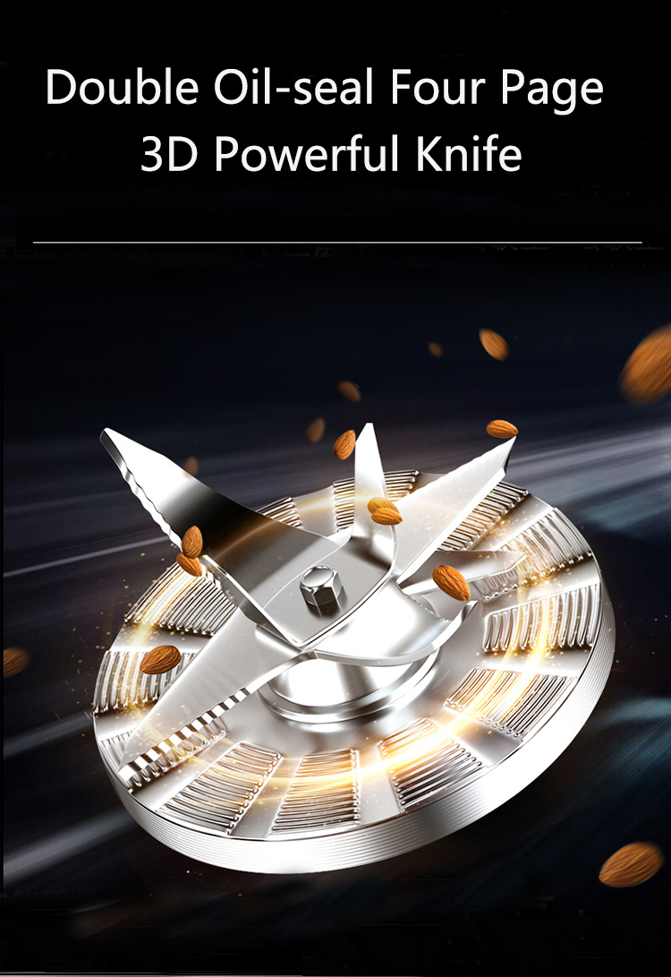 Commercial Ice Blender Machine Licuadoras Electric 1800W High Speed ​​and Powerful Motor 2 Liter Blender for Kitchen Applications