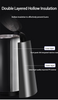 1.5L Steel Jug Double Layer Kettle Temperature Control Smart Digital Electric Tea Kettle