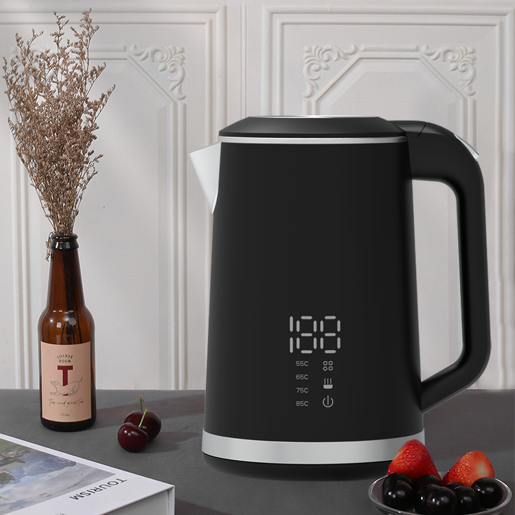 Domus Smert CCCIV Steel Duplex Wall Electric Kettle Automatic Power-off Keep calidum tea ahenum Salutem ollam aqua ollae 