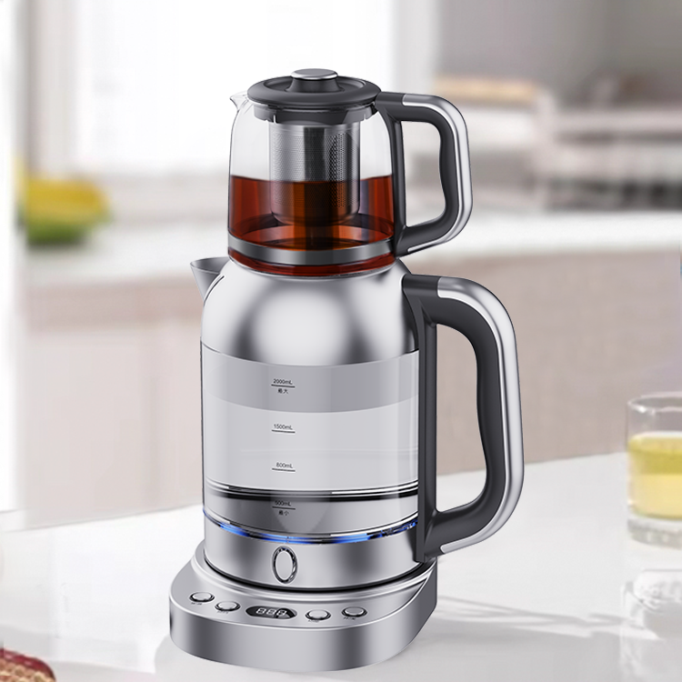 Princeps Power Fast fervens 1850w Digital Tea factorem Electric Glass Kettle 2.0l Cum Temperature Control