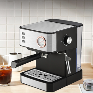 Dolor Commercial Steel Automatic 20Bar Pressure Steam Espresso Maker Coffee Machine Sepresso Cum Grinder For Cafetera