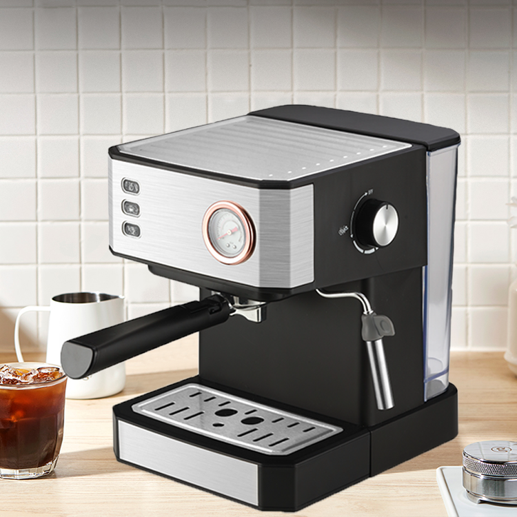 Electric Percolators Steam Coffee Maker Machine Stainless Steel Semi-automatic Espresso Coffee Maker.