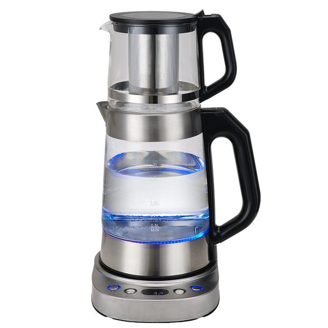 Medius East Saudi Arabia Samovar Nova Type1.7l+1.0l Aliquam ferro Turcorum Tea factorem Teapot Electric Ahenum