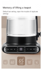 360 Rotational Base 1.5l+1.1l Vitrum Electric Kettle Tea Pot Stylish Turkish Russian Electric Samovar 