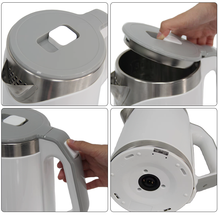 Domus 2.0l Steel Tea Maker Electric Kettle Protection Cordless Water Boiler Electric Jug Kettle 