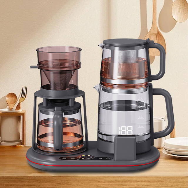 III-in-I intelligentes Digital Kettle Temperare Control Temperaturae occasum Smert Imperium Panel familia coffee et tea Camping Ketle
