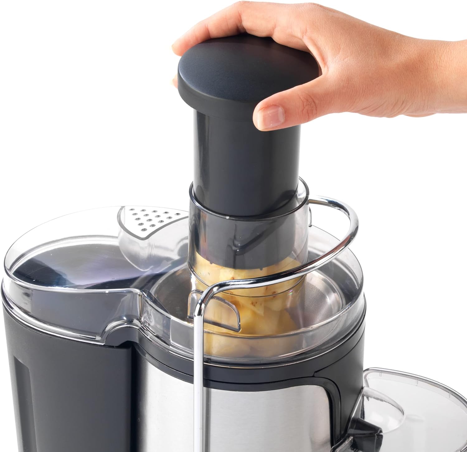 Portable Steel Blender Multifunctional Household Succus Extractor Centrifuga Oran Juicer with Overheating Protection