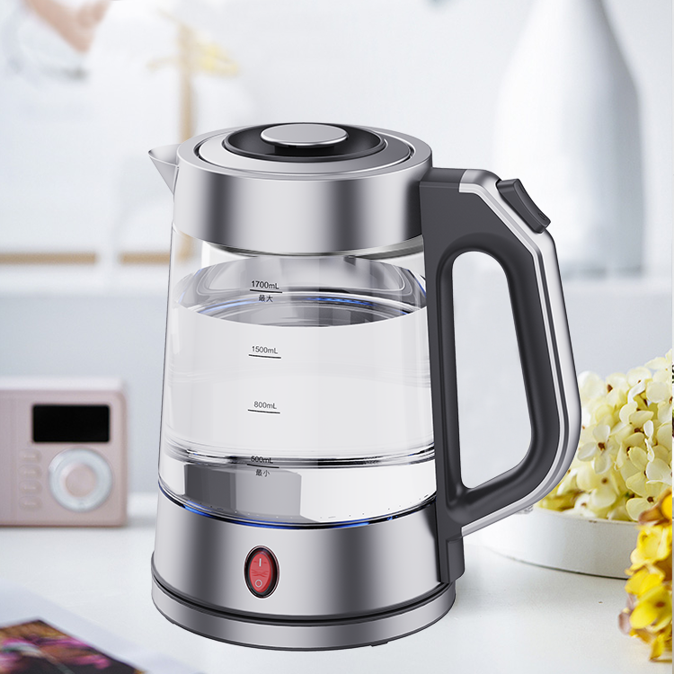 Home Appliances1.7l 1850w Speed ​​Boil Water Electric Kettle High Borosilicate Glass Electric Kettle Tea Maker.