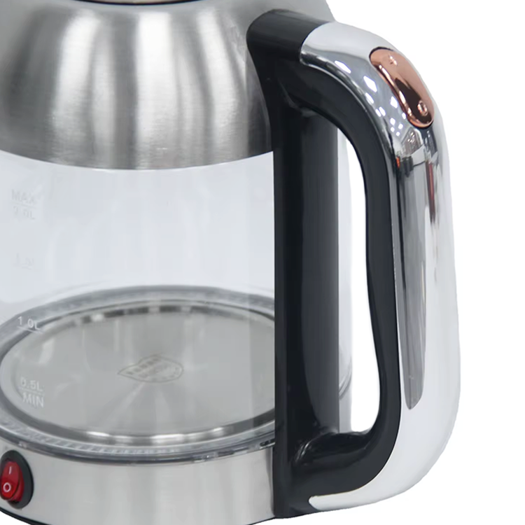 Coquina Et Domus Adjumenta Aquae Boiler Electric Vitri Kettle Fast Fervens Portable 2.0l Vitri Teapot Electric 