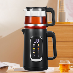 Calidum vendere appliances geminus iacuit 1.5l + 1.1L Aliquam Steel Electric aqua olestate Arabic samovar tea factorem Set speculum teapot Ketle