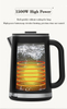 Domus appliances Novum Design Electric Keitle Factory Borosilicate speculum tea maker Wall Speculum Tea Ketle High tea