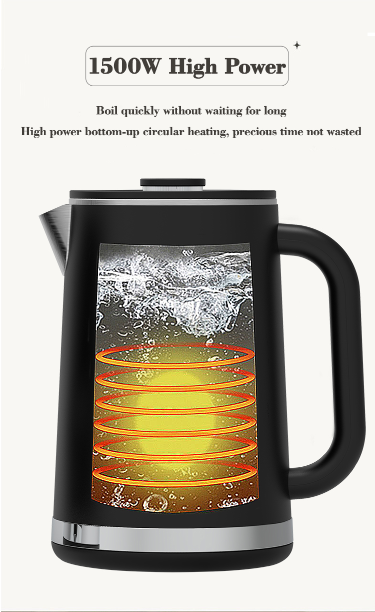Domus appliances Novum Design Electric Keitle Factory Borosilicate speculum tea maker Wall Speculum Tea Ketle High tea