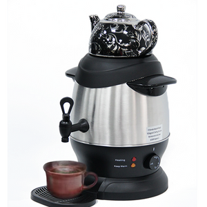 Samovar Kettle Pot Set Enamel Electric Tea Maker Samovar Tea Kettle Warm Function 