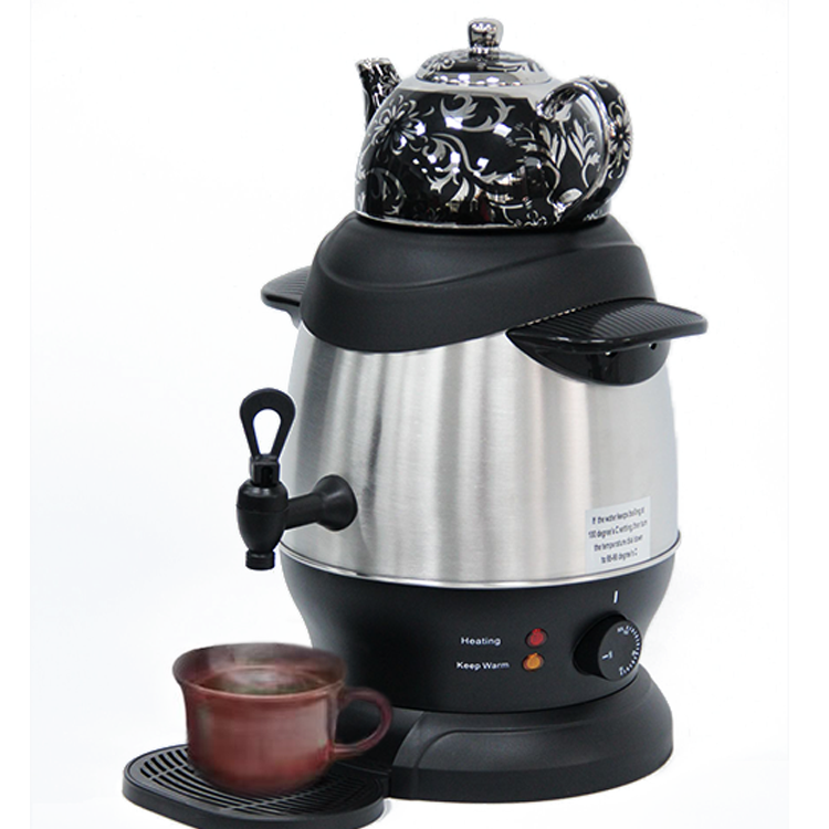 Samovar Kettle Pot Set Enamel Electric Tea Maker Samovar Tea Kettle Warm Function 