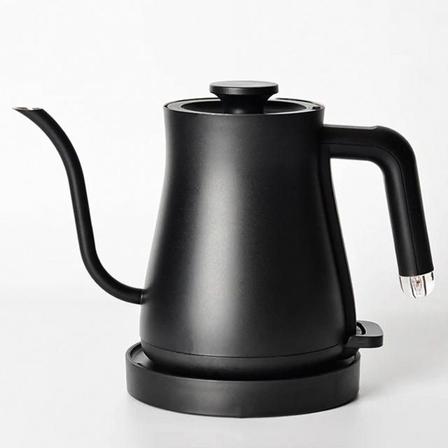 600ml 1200w Steel Coffee Tea Pot Effunde Coffee Kettle Gooseneck Electric Kettle
