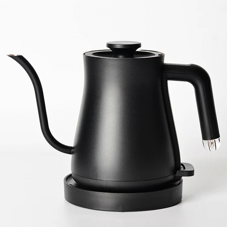 600ml 1200w Steel Coffee Tea Pot Effunde Coffee Kettle Gooseneck Electric Kettle