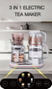 1500W Multifunctional Speculum Kettle Smart Wireless duplex Kettle Electric Teapot Coffee Pot Set temperatus imperium digital