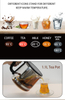 New1.7L + 1.1l Multifunctional Electric tea Kettle calida aqua coctum Electric Digital Kettle Kettle Ketle