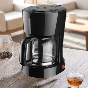 650W Auto claudite 1.5L 5-10 Cup Electric Drip Espresso Coffee Maker Black