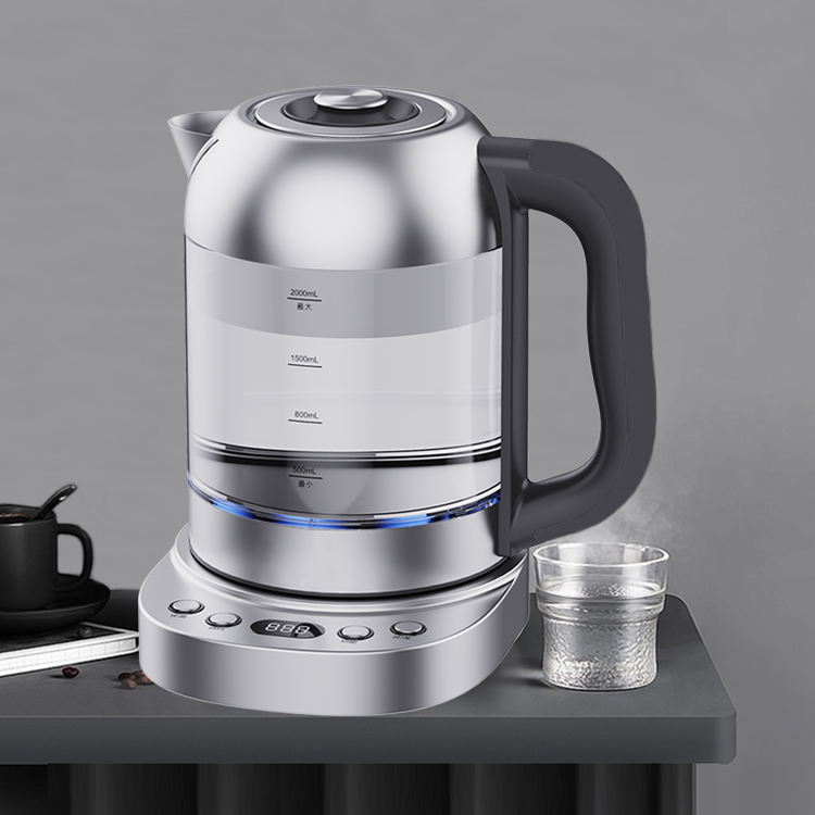 Princeps Power Fast fervens 1850w Digital Tea factorem Electric Glass Kettle 2.0l Cum Temperature Control