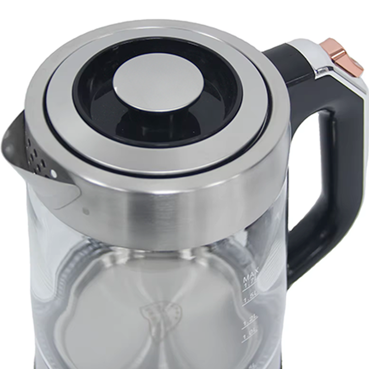 Novae Design 1.7L Magnae Capacitatis Electric Kettle Kitchen Appliances Automatic Tea Maker Keep Warm Glass Kettle 