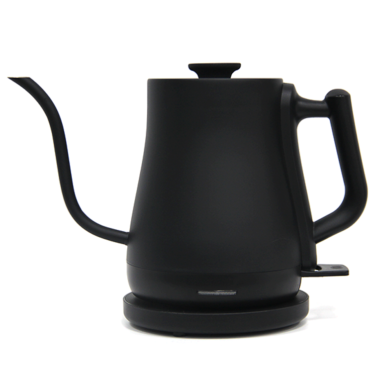 YUEKON 1.0l Electric Turkey Coffee Kettle Steel Interior Metal Effunde Over Coffee Makers For Hand Drip Gooseneck Kettle
