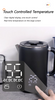 Domus Hot Aqua Tea Kettle Samovar Tea Maker Electric Kettle Tray Set With Digital Temperature Control 