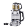 2 in1 Tea Maker Electric Double Glass Turkish Samovar Kettle 2.0l Smart Glass Electric Kettle With Keep warm Function For Kitchen