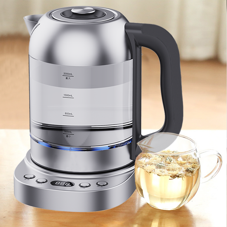 YUEKON Home Appliance 2.0l Cordless Jug Fast Water Glass Electric Tea Kettle Tea factorem Machina